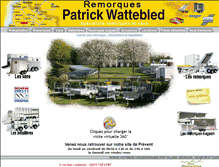 Tablet Screenshot of patrick-wattebled.fr